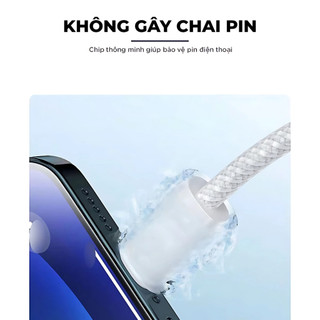[ Sạc K Nhanh Hoàn Tiền ] Bộ Củ Cáp Sạc Nhanh 35W Củ Sạc PD35W Dây sạc dù chống gãy gập An Toàn Ổn Định Bảo Vệ Thiết Bị