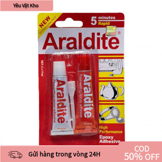 【COD】Bộ đôi keo AB đa năng chịu nhiệt nước, dán sắt đá kính kim loại - Keo chống thấm chuyên dùng cho đồng hồ