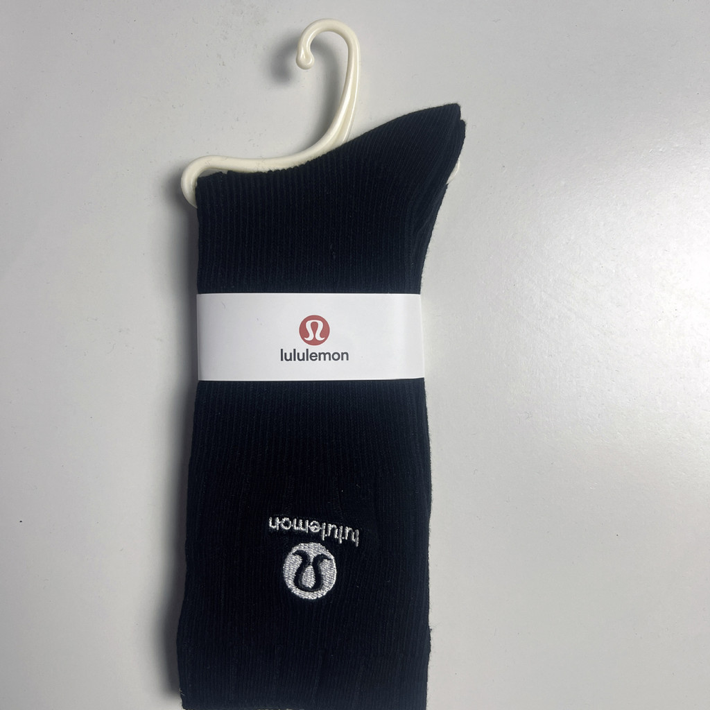Tất ống dài nữ cotton nguyên chất cho thu đông, màu trơn phong cách INS