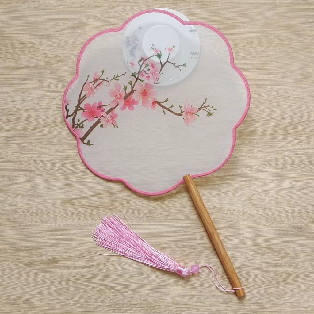 Lụa Bán Trong Suốt In Hình Cổ Phong Cách Nhóm Quạt Phong Cách Trung Hoa Cổ Điển Quạt Nữ Hanfu Phong Cách Trung Hoa Nhóm Quạt Khiêu Vũ 2026.1.1