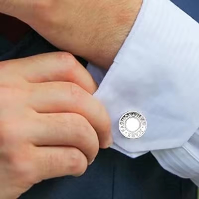 Bộ mở rộng eo có thể điều chỉnh cho quần jean / Nút lò xo kim loại có thể thu vào