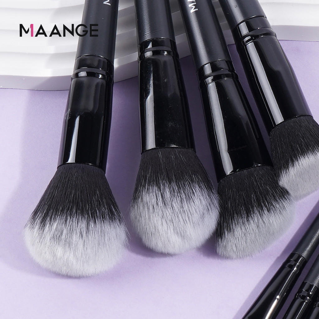 Bộ cọ trang điểm cao cấp 12 món MAANGE, dụng cụ làm đẹp chuyên nghiệp có túi đựng cọ 51367