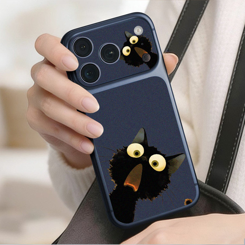 [2 Cái] Dành Cho iPhone 17 Pro / 17 Pro Max In Nghệ Thuật Ngộ nghĩnh Mềm Máy Ảnh Mờ Giấy Dán Phim / Bảo Vệ Camera Chống Trầy Xước