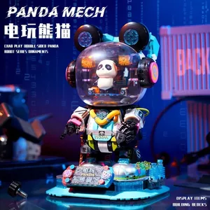 Trò Chơi Điện Tử Dạ Quang Gấu Trúc Khối Xây Dựng Hợp Thời Trang Chơi Đồ Chơi Trẻ Em Đồ Trang Trí Bé Trai Bé Gái Quà Tặng Đồ Trang Trí
