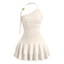 Treeling Halter Neck Bodycon Midi Dress với nhiều lớp chi tiết cho chuyến đi chơi và ngày mùa hè