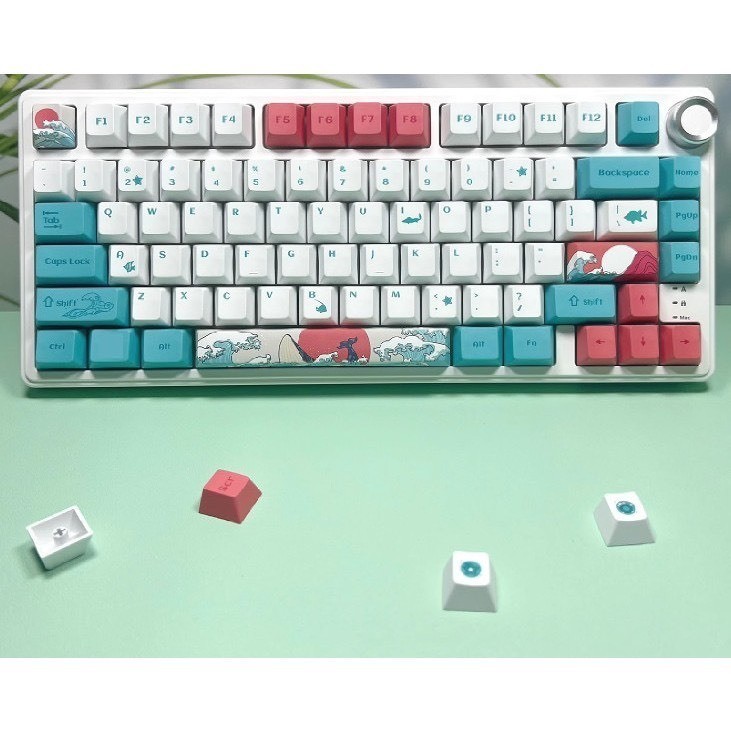 Nút bàn phím cơ - Keycap PBT New : Polar Gradient Mario Samurai Sakura Metal Heart ,... hàng new 100% | BigBuy360 - bigbuy360.vn