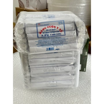 Băng Gạc Cuộn Y Tế Size 0.15x2m Bảo Thạch, Bông Băng Gạc Cuộn Y Tế Sơ Cứu Bảo Thạch (5 cuộn)