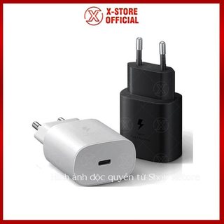 Sạc nhanh 25W cho Samsung, combo củ cáp Type C to C, sạc siêu nhanh cho Note 20, sạc nhanh 25W - CSSS25W+CB