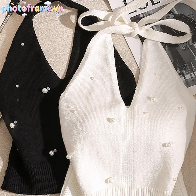 Khung Ảnh Đính Hạt với Dây Thắt Nút - Thiết kế cho Vest Nữ