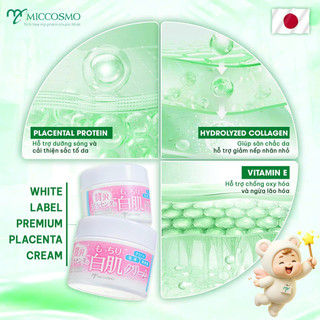 Kem dưỡng cấp ẩm Miccosmo  White Label Premium Placenta Cream 60g