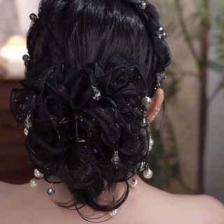 Váy Công Chúa - Kẹp Tóc Hoa Và Lông Vũ Lớn, Thời Trang Cho Mùa Hè