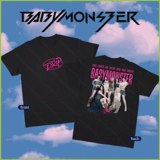 Áo thun tay ngắn hình ảnh từ album Drip của BabyMonster - Featuring Rami Ahyeon, Rora, Asa, Ruka, Chiquita & Pharita