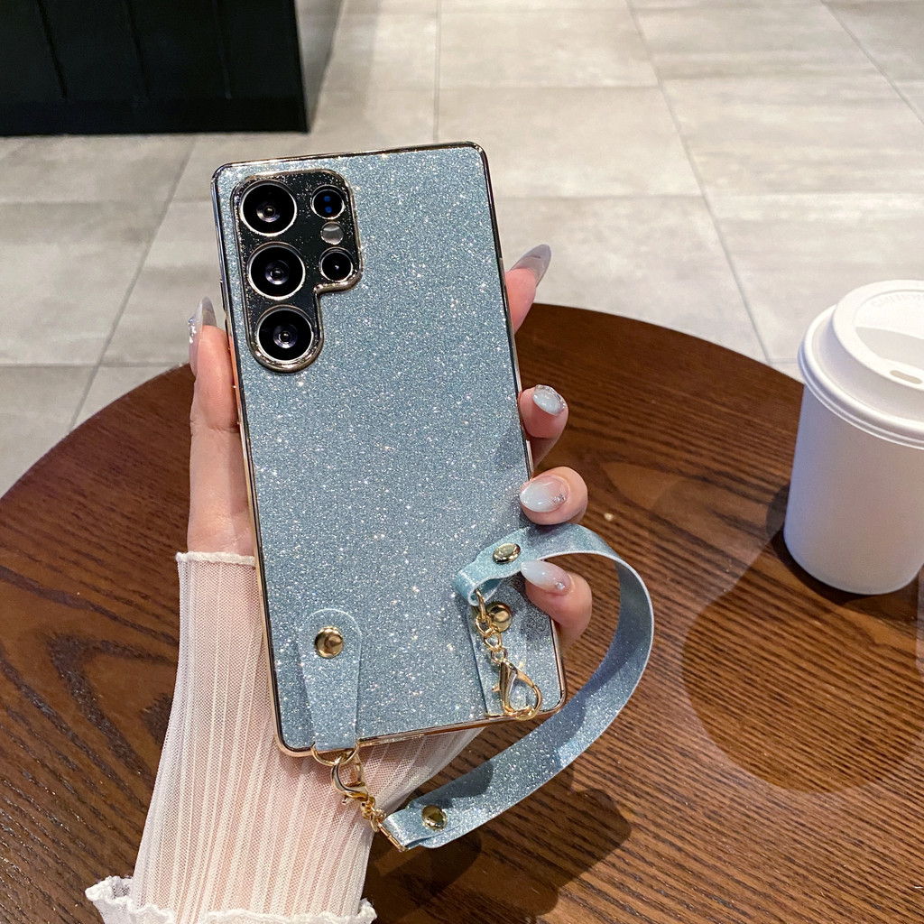 Ốp Điện Thoại Di Động Mạ Điện Sang Trọng Cho Huawei PURA70 P60 P70 P80 PRO P70U P80U MATE 50 60 70 80 PRO Thời Trang Có Dây Đeo Cổ Tay Thiết Kế Độc Đáo Lấp Lánh Vỏ Chống Sốc
