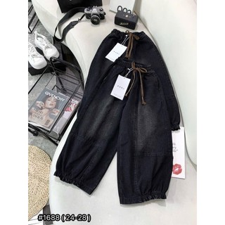 20-30kg (hàng QCCC) Quần bò đen dáng thụng QC