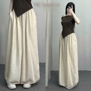 Quần Ống Rộng Vân Sóng Unisex - Chất Đẹp Không Nhăn, Mặc Mát, Form Dài Suông