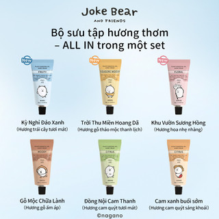 [Roopy × Joke Bear] Kem dưỡng da tay và móng hương nước hoa phiên bản hợp tác 12g*6, chứa dầu hạt mỡ / dầu ô liu, công thức 3 tầng hương pha chế riêng, dưỡng ẩm mềm mịn – Quà tặng sinh nhật / Valentine / 8/3 / Tốt nghiệp / Lễ Tết