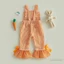 6M-5Y Bé Gái Phục Sinh Quần Áo Bunny Không Tay loe Quần Áo liền quần Ngày Lễ Đáng Yêu Romper