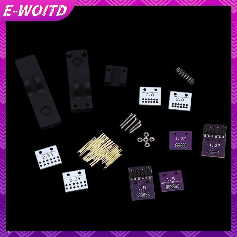 E-WOITD 1.27mm 1.5mm 2mm 2.54mm PCB Kẹp cố định Đầu dò Pogo Pin Tải xuống Chương trình Đốt cháy DIY Kẹp đốt E-WOITD