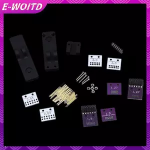 E-WOITD 1.27mm 1.5mm 2mm 2.54mm PCB Kẹp cố định Đầu dò Pogo Pin Tải xuống Chương trình Đốt cháy DIY Kẹp đốt E-WOITD