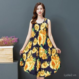 <![CDATA[[Khuyến mãi tạm thời] Đầm cotton lụa cỡ lớn với họa tiết cổ điển, phong cách nghệ thuật mới]]>