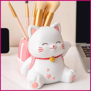 Hộp Đựng Bút Chì Bút Cho Bàn Làm Việc Nhựa Mèo Dễ Thương Để Bàn Tổ Chức Đồ Dùng Học Tập Cho Học Sinh Giáo Viên wsdvn