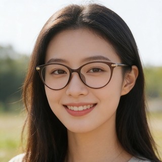 Photochromic kính tròn cận thị dành cho nữ, chống ánh sáng xanh, tiện lợi khi dùng máy tính