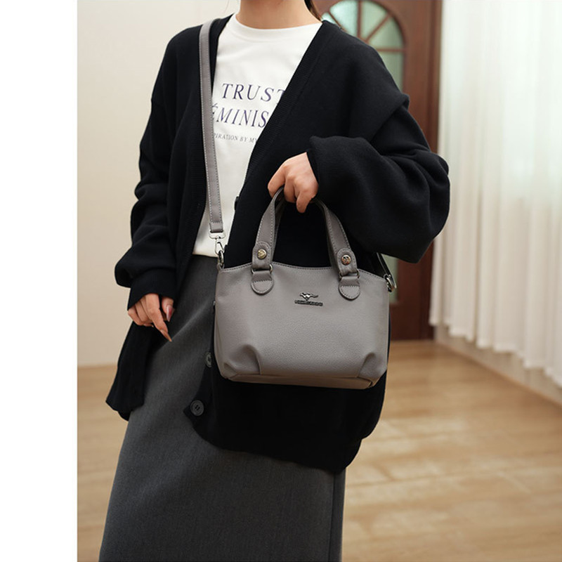 GC2 2026 Kangaroo PU Nữ Phong Cách Túi Đeo Vai Thời Trang Đa Năng Đi Lại Túi Xách CG2
