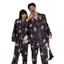 Mùa Thu 2025 Cặp Đôi Băng Lụa Bộ Đồ Ngủ Dài Tay Mỏng Rời Loungewear Bộ Đồ Hai Mảnh Loungewear
