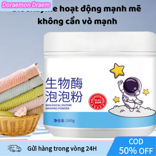 【COD】Bột tẩy trắng chuyên dụng khử vết ố vàng, tan nhanh, cho quần áo luôn giữ được vẻ trắng sáng tinh khiết.