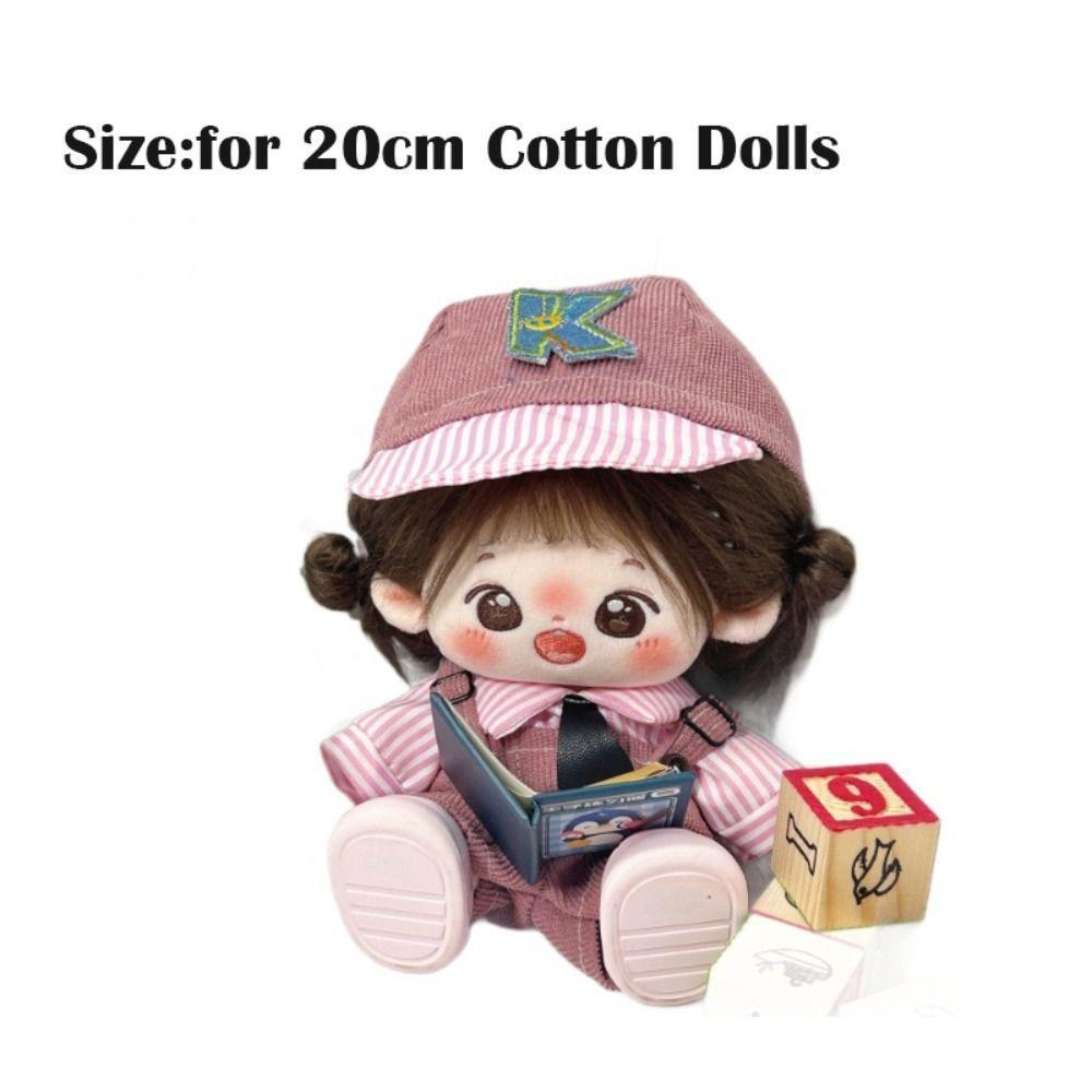 Bộ quần áo búp bê SEREIN 20cm, Quần áo Cosplay sang trọng đầy màu sắc, Phim hoạt hình đáng yêu DIY Bộ đồ thu nhỏ dễ thương mát mẻ Bộ đồ búp bê bông