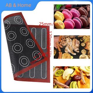 Thảm nướng bánh silicon đục lỗ ABQ Chống chịu nhiệt 40x30 Macaron Pastry Pad VN
