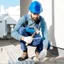 Miếng dán mũi thép công nghiệp Tấm bảo vệ chống va đập chống va đập cho xưởng xây dựng và sản xuất 2
