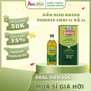 Dầu Oliu Pomace Basso Nhập Khẩu Ý