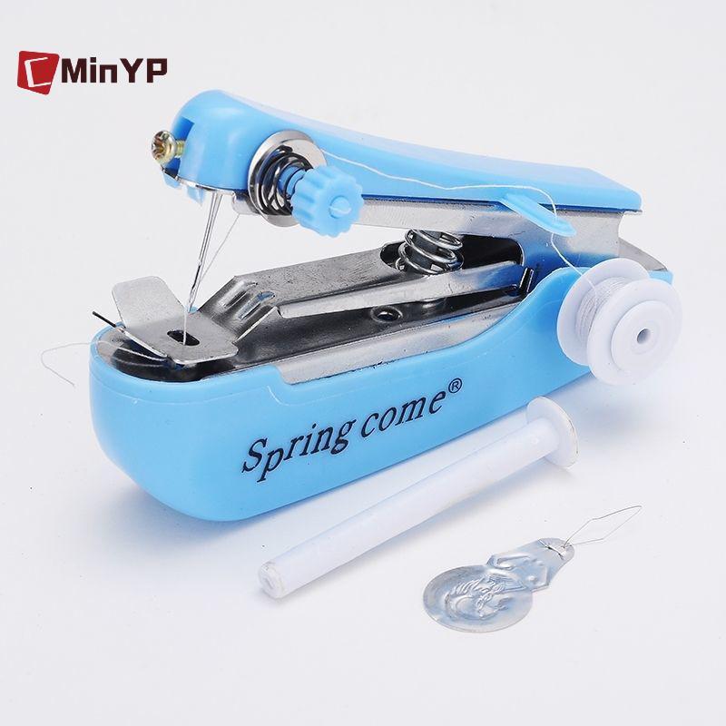 CMinYP Màu Sắc Ngẫu Nhiên Máy May Mini Needlework Không Dây Cầm Tay Quần Áo Hữu Ích Di Động Máy May Tay Dụng Cụ Phụ Kiện Vinh Quang