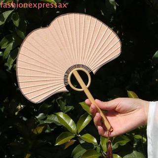 FASHIONEXPRESS Ginkgo Quạt Tròn, Quạt Giấy Cơm Tinh Tế Hai Mặt, Sáng Tạo Di Động Vintage Trung Quốc Quạt Tròn Tranh Thư Pháp
