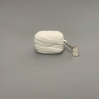 Hộp đựng tai nghe xác ướp băng dễ thương cho AirPods Pro3 AirPods Pro2 Pro 4 3 2 1 Vỏ Tai nghe không dây Apple màu trắng Ins phổ biến 2026