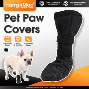HamshMoc Thú Cưng Chăm Sóc Vết Thương Tất Chó Paw Bảo Vệ Thoáng Khí Chống Trượt Boot Cho Vết Thương Chân