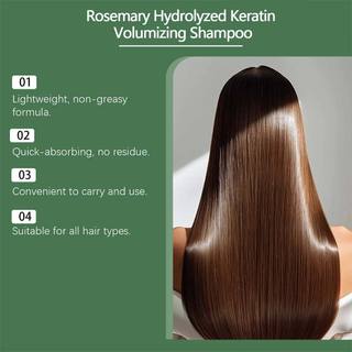 Kerarose Rosemary Shampoo, Hydrolyzed Keratin Rosemary Hair Care Shampoo