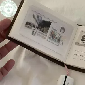 PUSKY Brown Poet Book Phong Cách Nhật Bản Ins Niche Đơn Giản Di Động Mini Notebook Nhật Ký VN