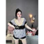Bộ pijama nữ mặc nhà quần đùi lụa xước mềm mát freesize 54kg sang xinh dễ mặc- CN49
