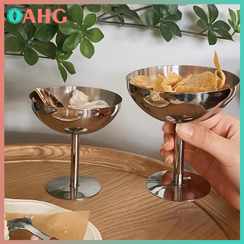 THÊM 2026 Cốc Inox Mới Cốc Kem Món Tráng Miệng Salad Bát Trái Cây Đĩa Sna Món Ăn KTV Thanh Tiếp Liệu BSS