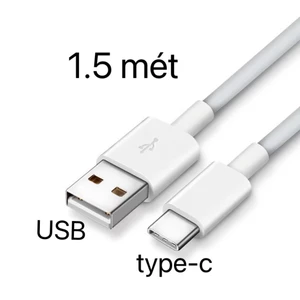 Cáp kèm máy - màu trắng, dài 1.5 mét - Hàng sẵn, hỗ trợ bán sỉ