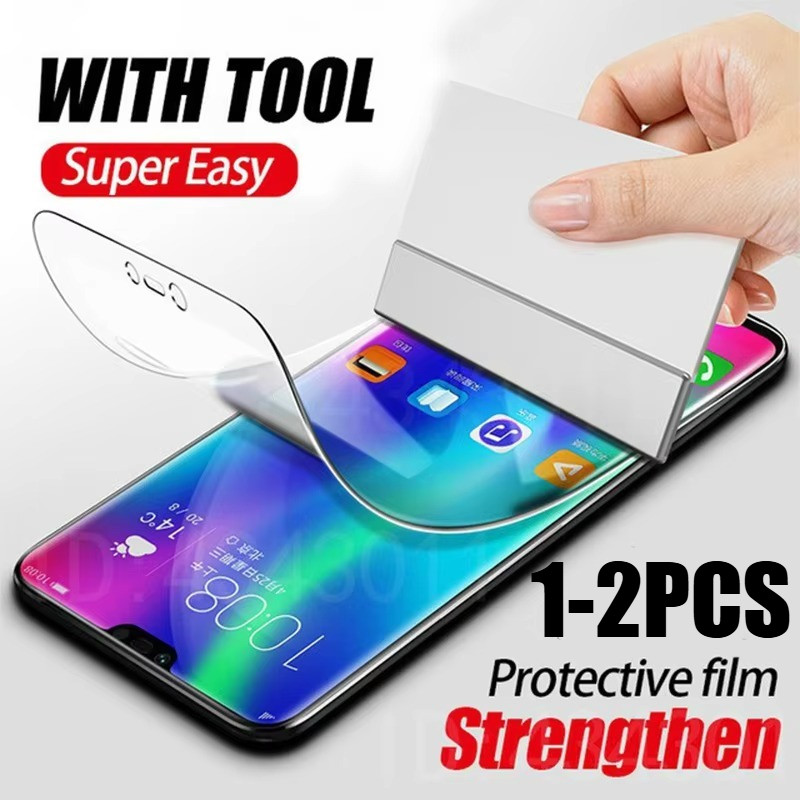 1-2 Chiếc Chống Gián Điệp Riêng Tư Mềm Hydrogel Cho Tecno Camon 30 30S 40 50 Premier Pro 4G 5G Chống Ánh Sáng Xanh Và Mờ Phim Mờ HD Bảo Vệ Màn Hình