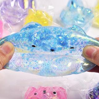 Fidget Gấu Đồ Chơi Squishys Lấp Lánh Gummy Gấu Needoh Động Vật Chống Căng Thẳng Fidget Splat Giải Nén Thông Hơi Đồ Chơi