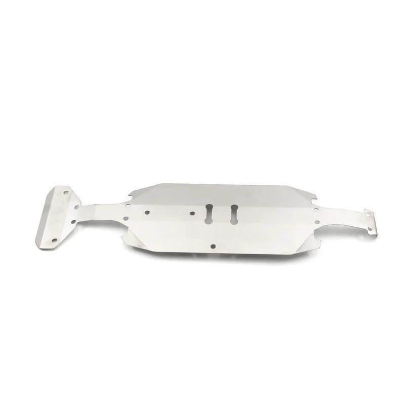 Thép không gỉ Tấm Trượt Khung Xe Giáp Hộp Số Bảo Vệ Cho Tamiya XV02 XV-02 1 / 10 RC Xe Nâng Cấp Phần Phụ Kiện