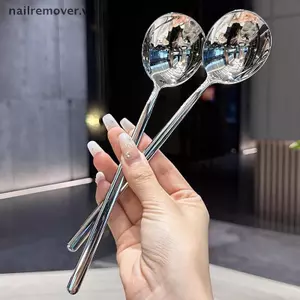 Bộ Thìa Inox Hàn Quốc Tay Cầm Dài, Thìa Đá, Thìa Ăn Gia Đình, Dùng Cho Bữa Tối Mới