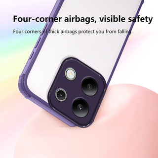 Áp dụng cho Xiaomi Redmi Note 13 4G 23129RAA4G 23124RA7EO 23129RA5FL Vỏ điện thoại vỏ mềm bảo vệ trong suốt cao cấp