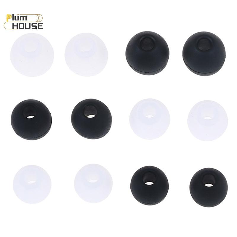 PlumHOUSE 6 cặp/2*(S+M+L) miếng đệm tai silicon đa năng thay thế cho tai nghe nhét tai