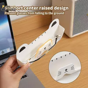 PlumHOUSE Mèo Dễ Thương - Trang Trí Tường Kính Bảo Quản Không Cần Đục Lỗ, Phù Hợp Cho Tủ Quần Áo