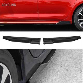 soyoung banapoy Bộ khuếch tán cánh bên váy 560mm Bộ chia Rocker trái phải Bộ khuếch tán Winglet Cánh gió Bộ chia mở rộng Canard cho hầu hết các loại xe (Đen bóng)